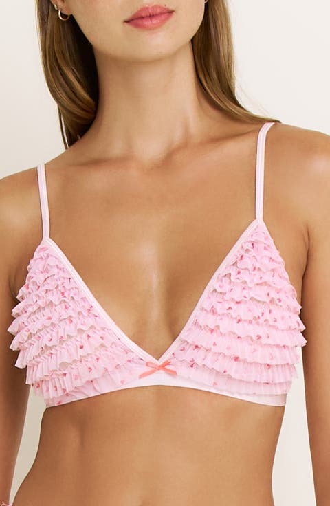 Rumba Ruffle Triangle Bralette