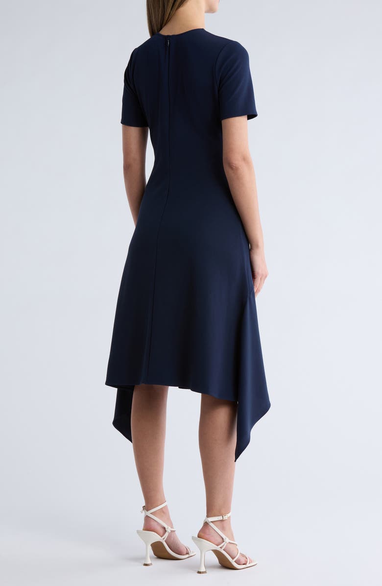 NORDSTROM RACK Mixed Media Midi Dress, Alternate, color, 