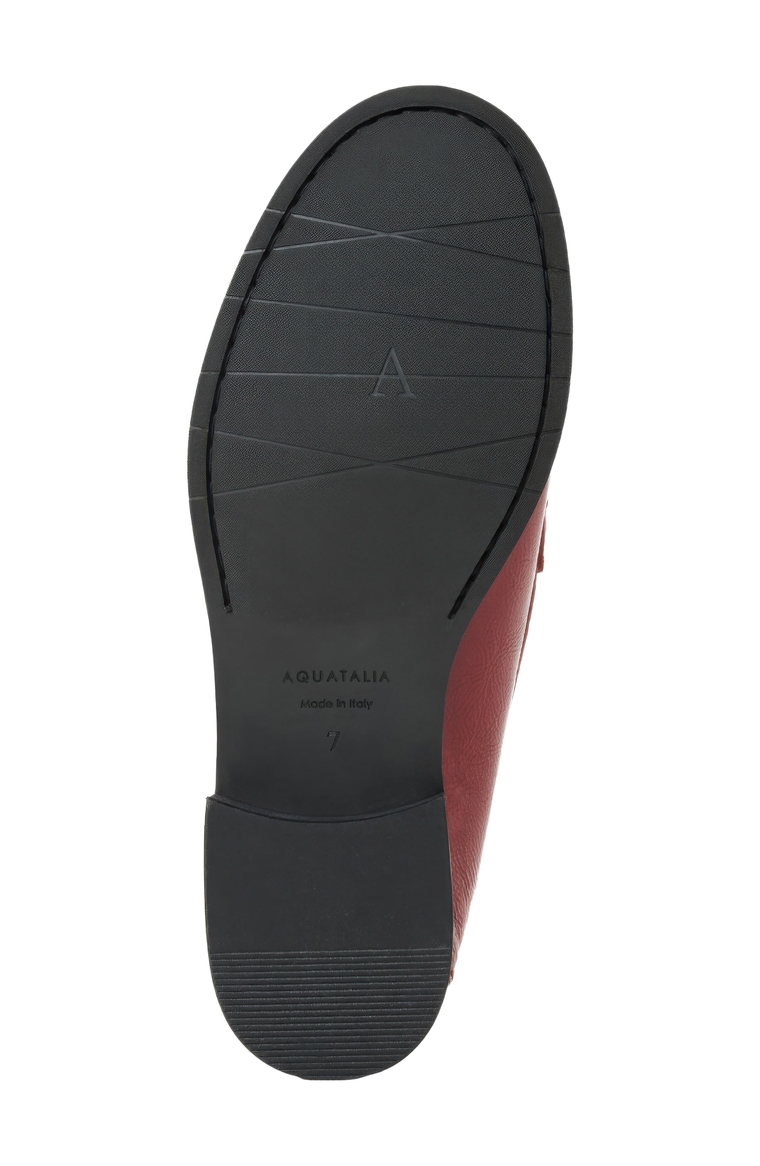 Tabitha Weatherproof Penny Loafer, Alternate, color, ROUGE NAPLAK