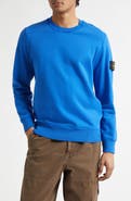 Stone Island Compass Patch Fleece Sweatshirt