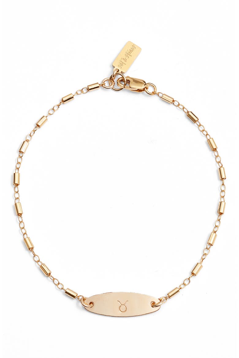 Zodiac Sign ID Bracelet, Main, color, TAURUS