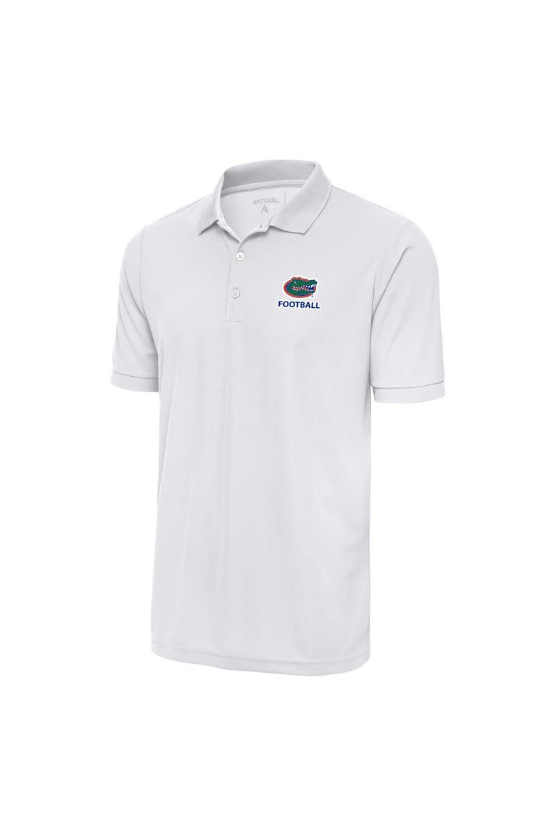 ANTIGUA Men's Antigua White Florida Gators Football Big & Tall Legacy Pique Polo, Main, color, 