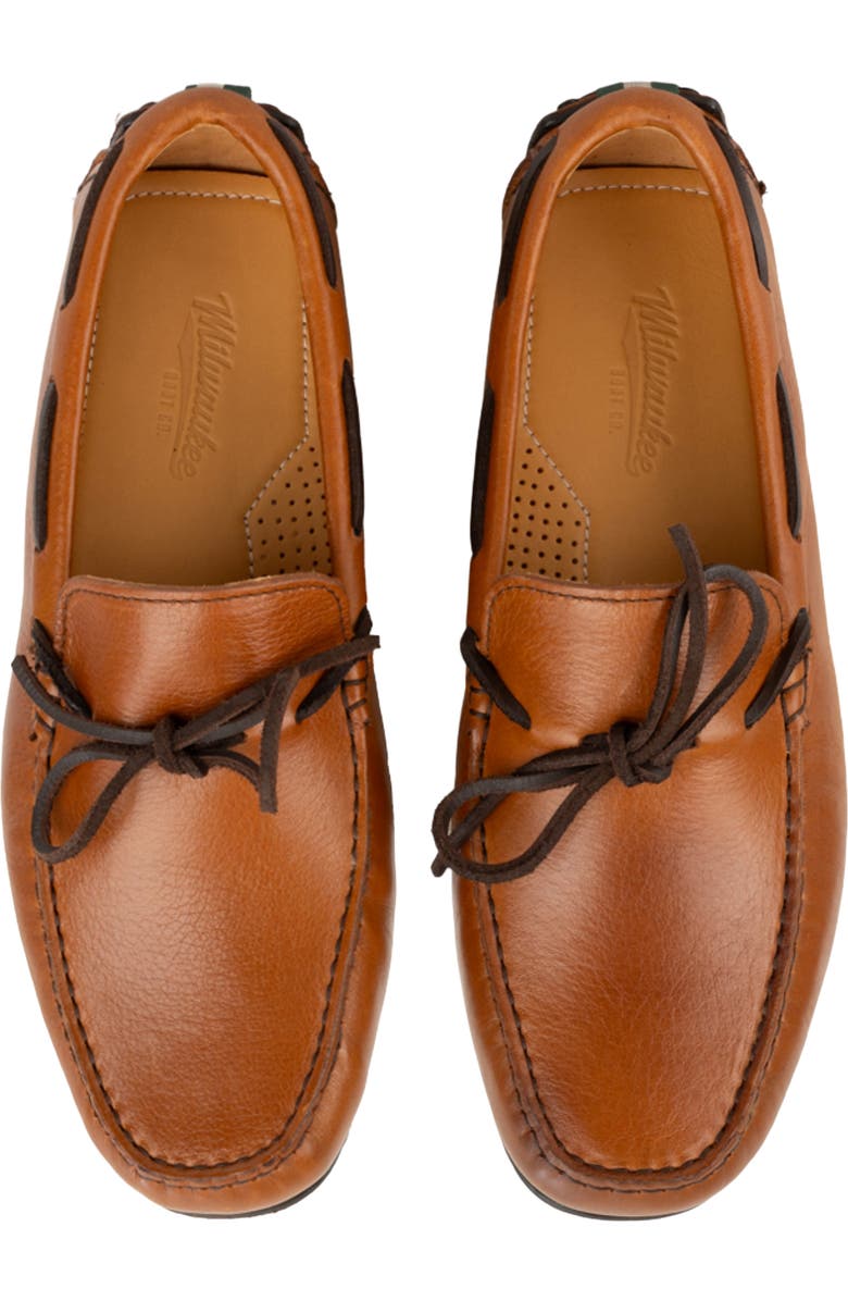 Milwaukee Boot Company Humbolt Driving Loafer, Alternate, color, Cognac