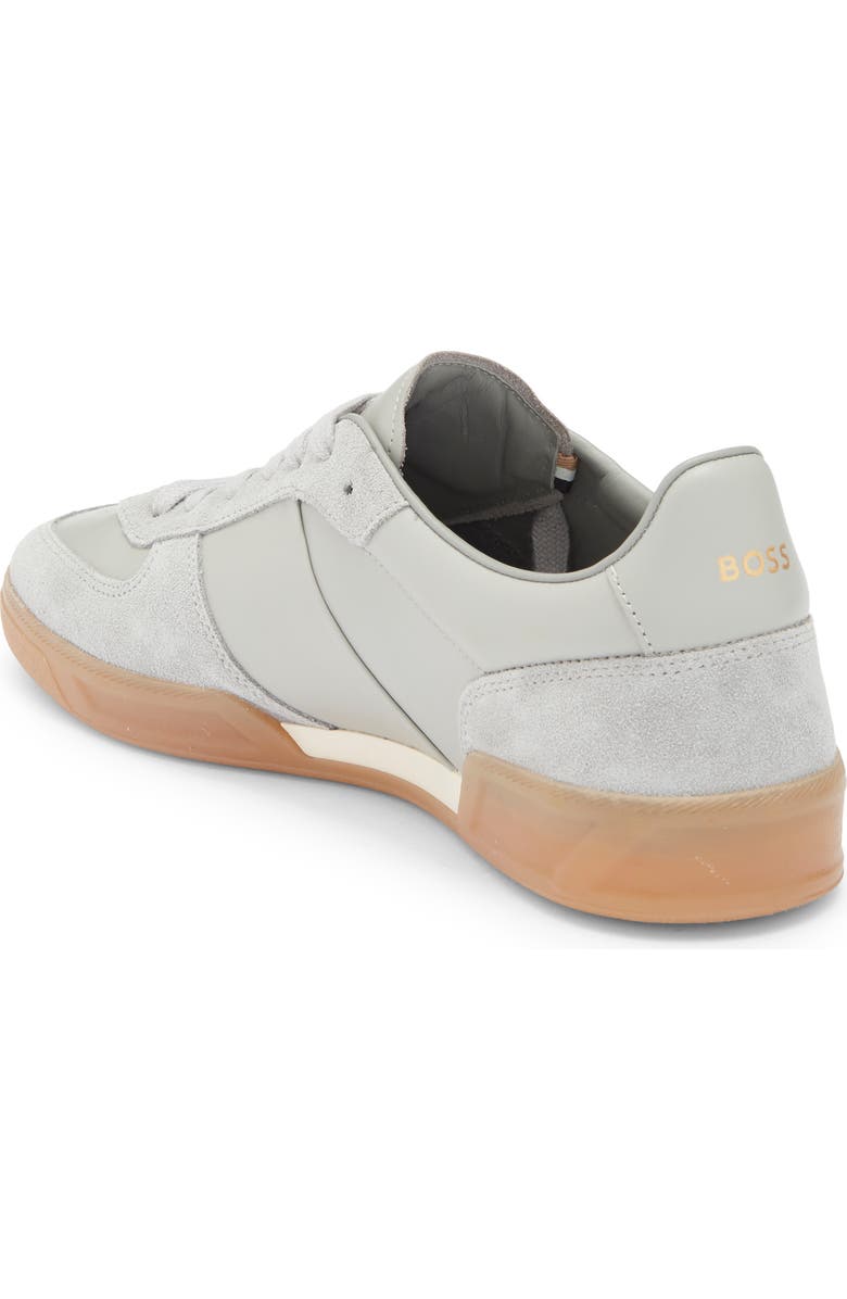 BOSS Brandon Tennis Sneaker, Alternate, color, Medium Grey