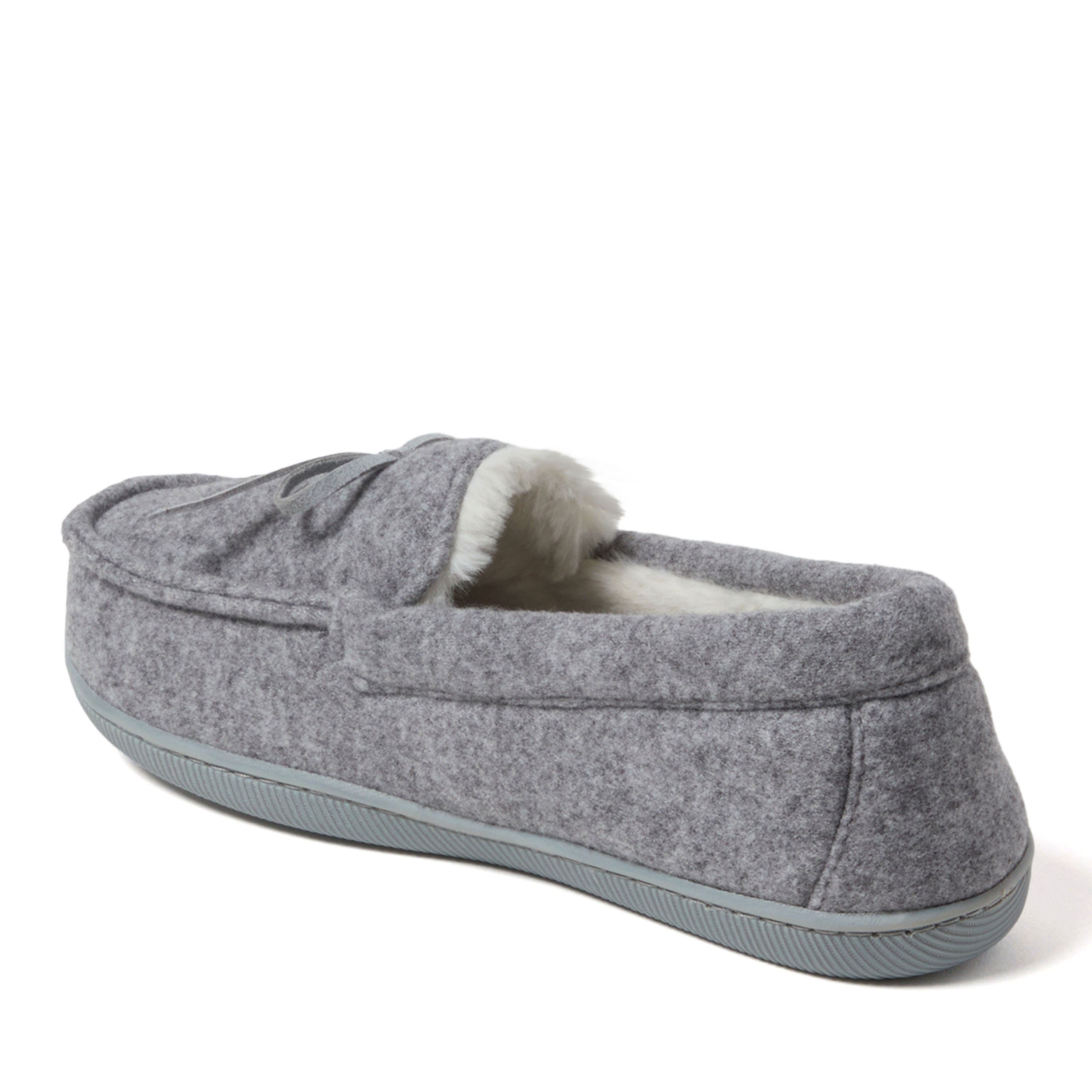 DEARFOAMS Hayes Soft Knit Moccasin Slipper, Alternate, color, 