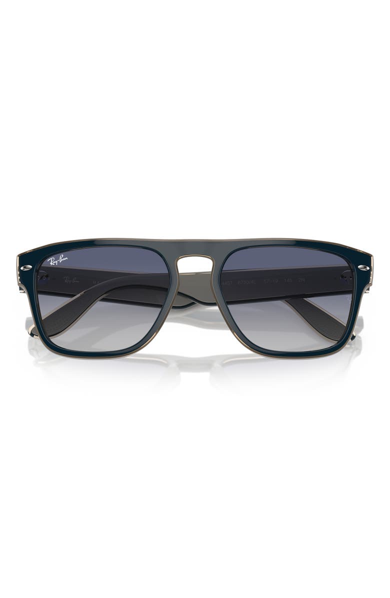 Ray-Ban 57mm Gradient Square Sunglasses, Alternate, color, 