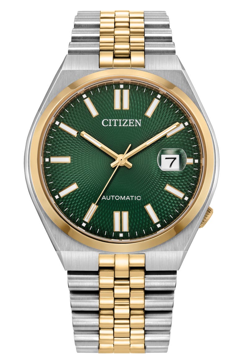TSUYOSA 60 Two-Tone Automatic Bracelet Watch, 40mm, Main, color, TWO-TONE