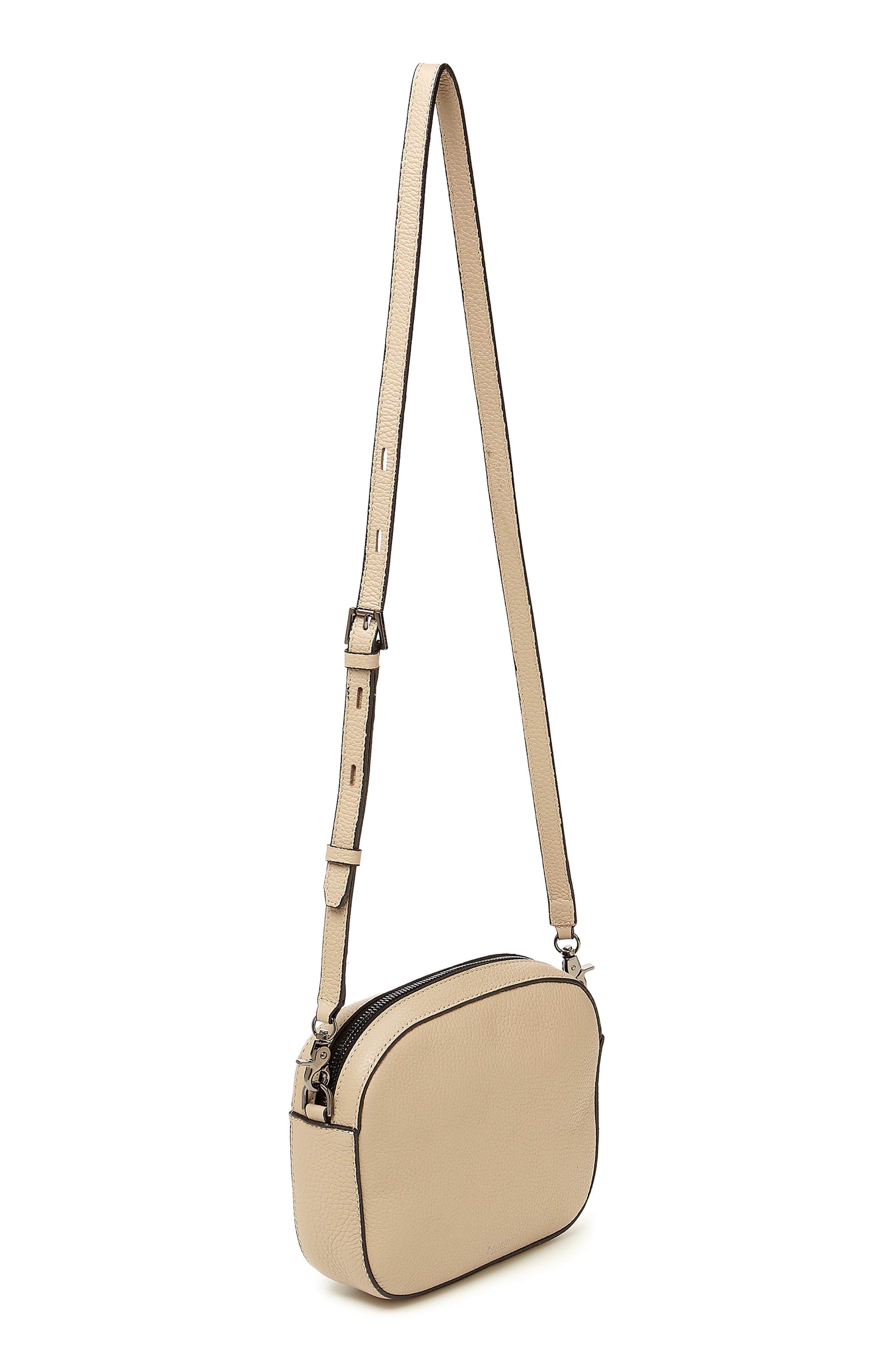 Chelsea Leather Crossbody Camera Bag, Alternate, color, LATTE