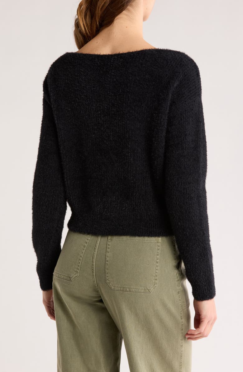 Abound Eyelash Knit Slash Neck Sweater, Alternate, color, 