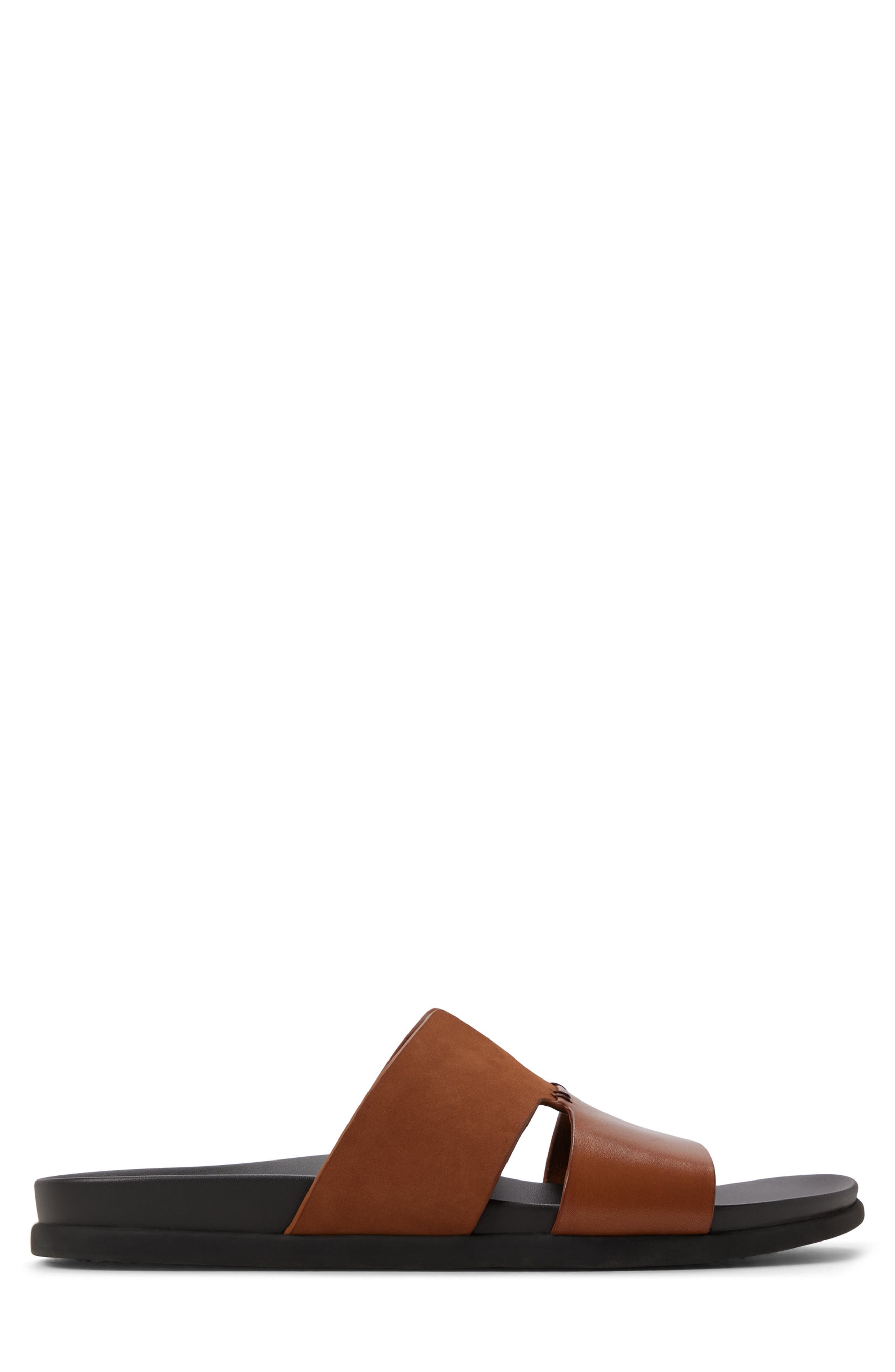 ALDO Marcelo Slide Sandal, Alternate, color, Cognac