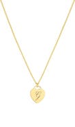 Set & Stones Alice Initial Heart Necklace