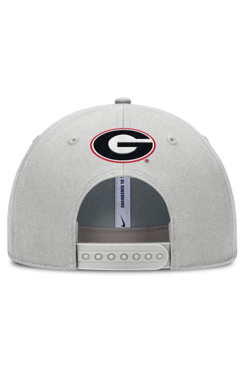 Nike Men's Nike Gray Georgia Bulldogs 2025 Sideline Dust Pinched Rise Adjustable Hat, Alternate, color, Gray