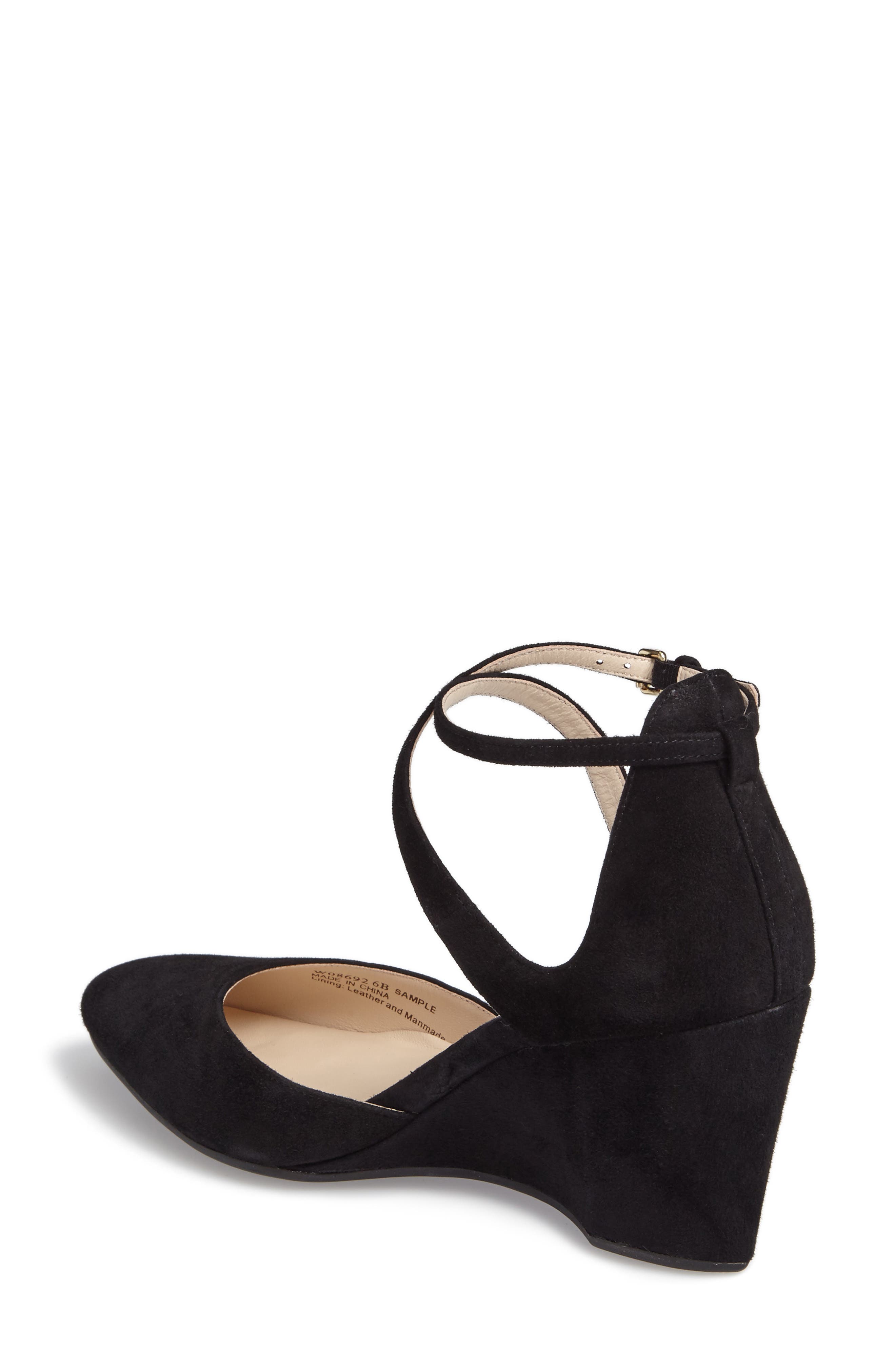 Cole Haan Lacey Ankle Strap Wedge Pump, Alternate, color, 