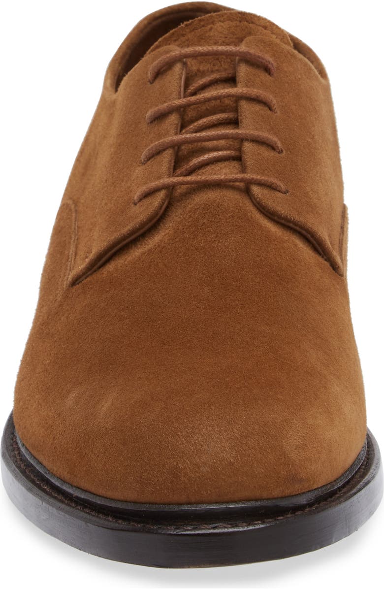 Vince Davies Plain Toe Derby, Alternate, color, Vicuna Brown