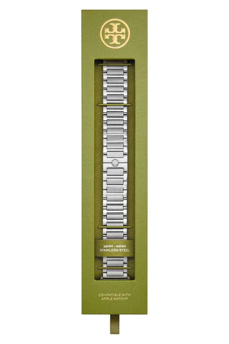 The Kira 18mm Apple Watch® Bracelet Watchband, Alternate, color, SILVER