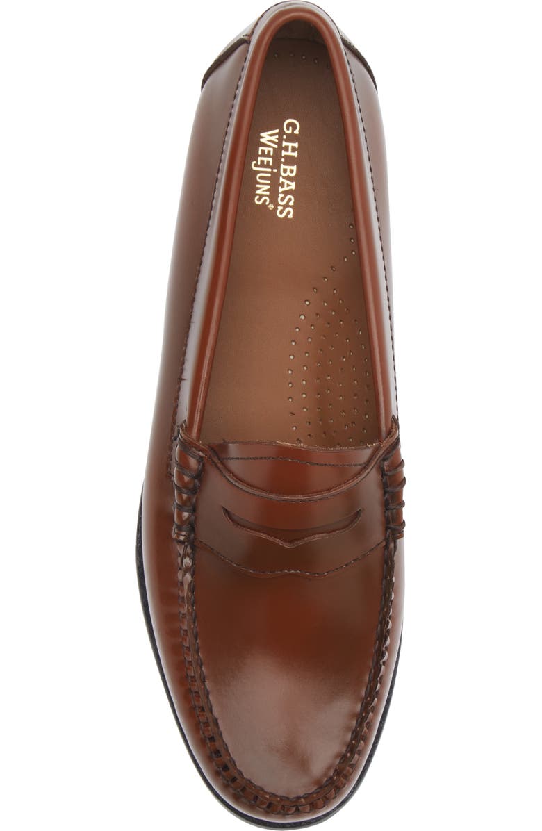 G.H.BASS Whitney Leather Loafer, Alternate, color, Cognac Leather