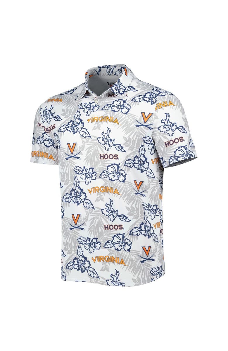 Reyn Spooner Men's Reyn Spooner White Virginia Cavaliers Performance Polo, Alternate, color, White