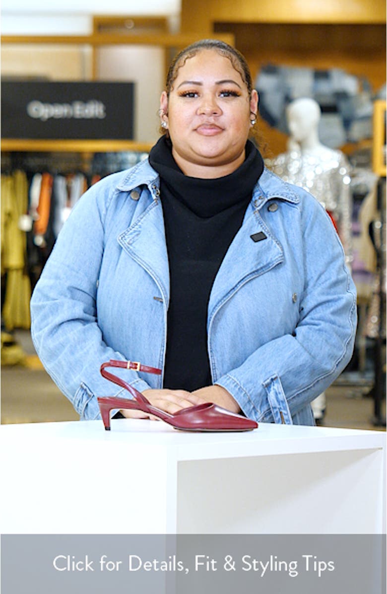 Irva Ankle Strap Pointed Toe Pump, sales video thumbnail