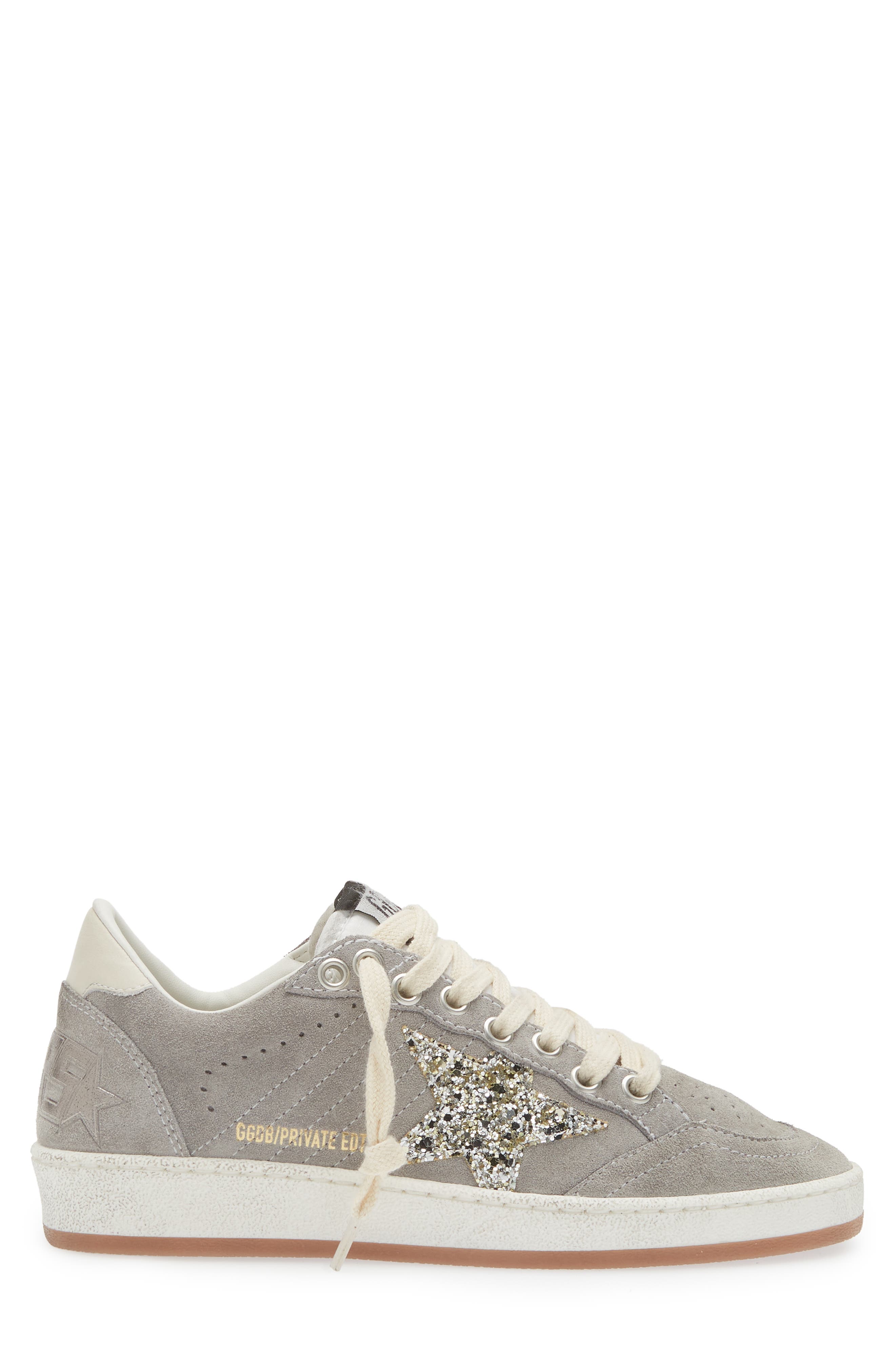 Golden Goose Ball Star Low Top Sneaker, Alternate, color, Grey
