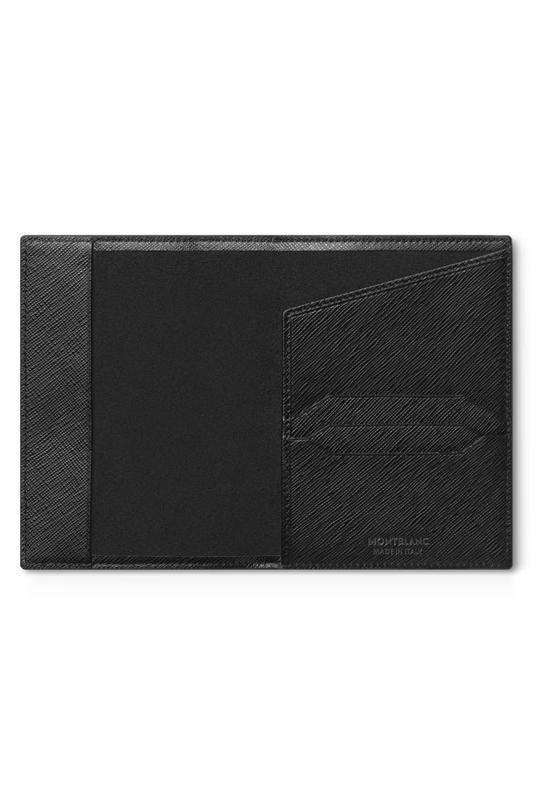 Sartorial Passport Holder, Alternate, color, BLACK