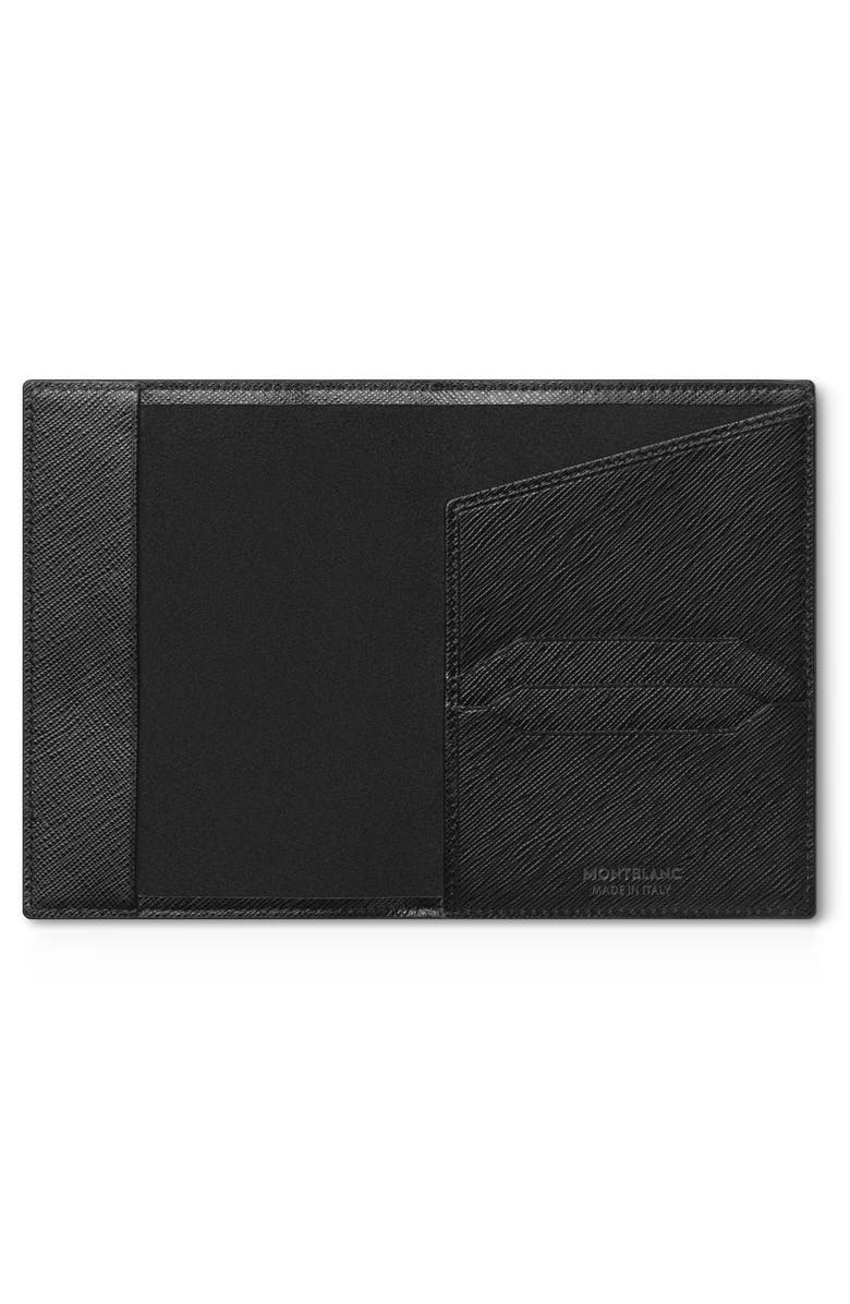 Montblanc Sartorial Passport Holder, Alternate, color, Black