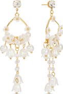 EYE CANDY LOS ANGELES Lily Of The Valley Faux Pearl Drop Earrings