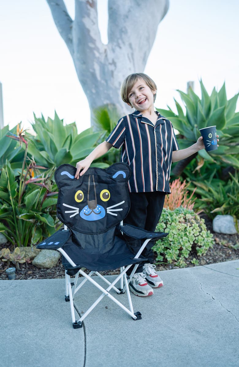 Pacific Play Tents Kids' Penny the Panther Folding Chair, Alternate, color, 
