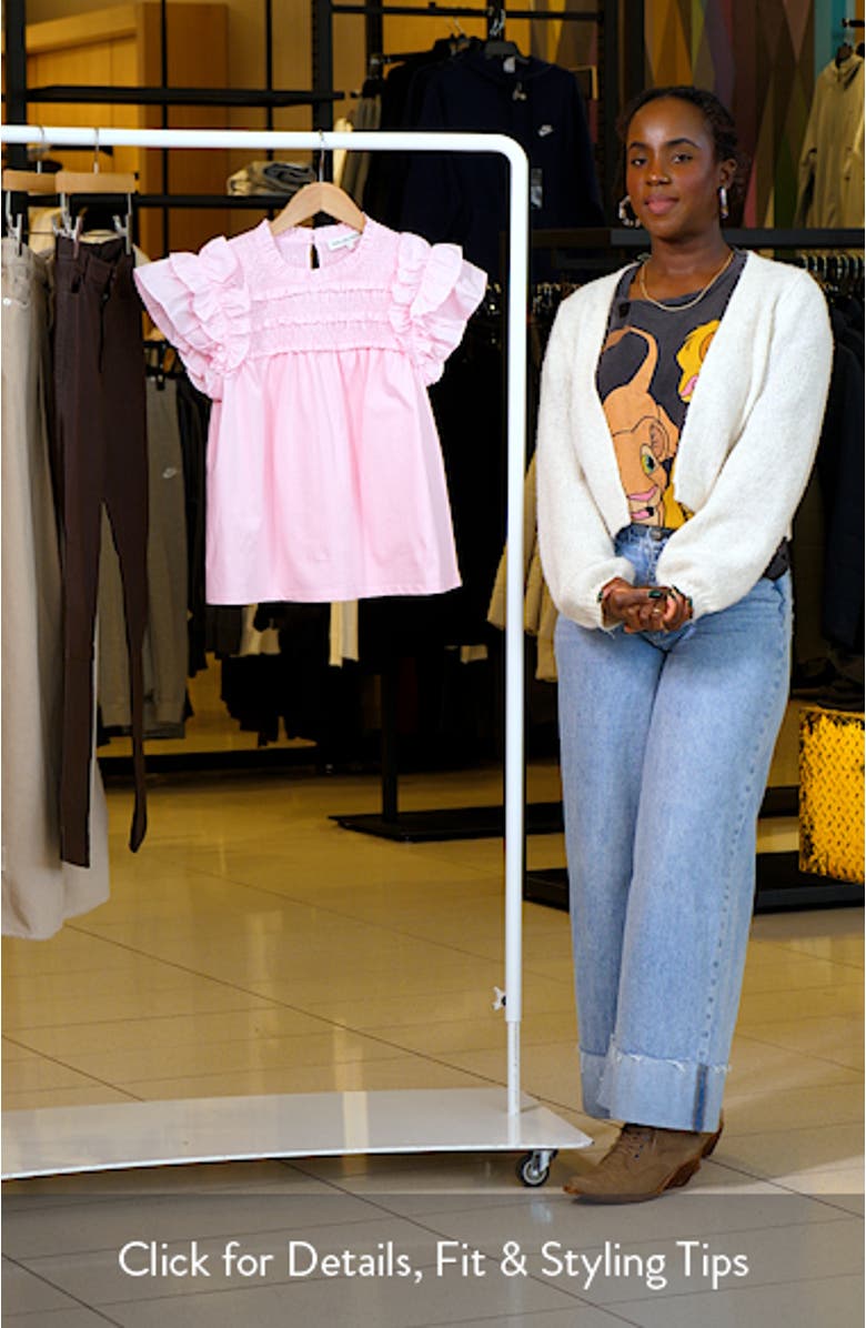 Ruffle Cotton Top, sales video thumbnail