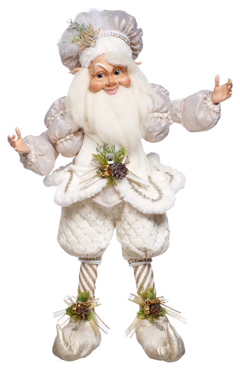 North Pole White Christmas Elf