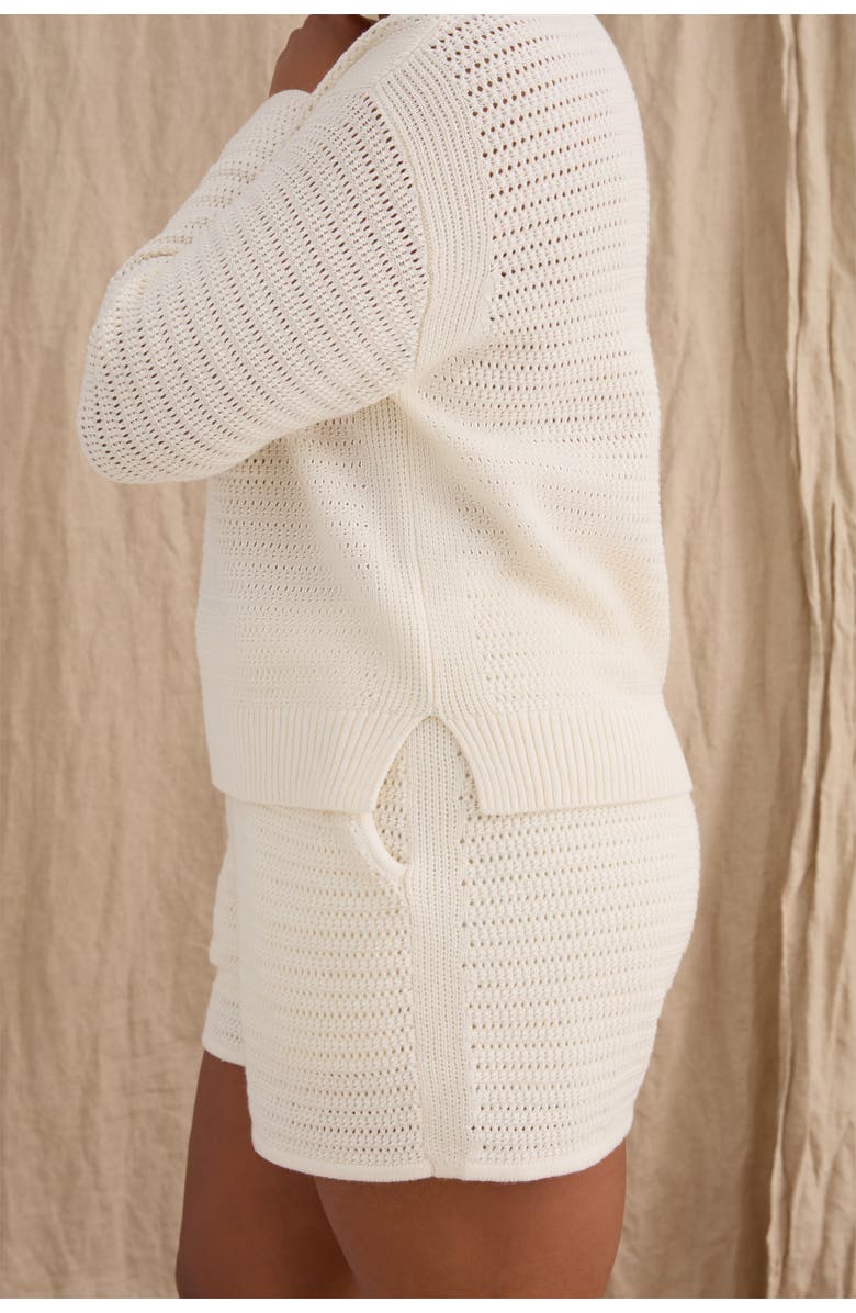 KADA The Open Knit Short, Alternate, color, Salt