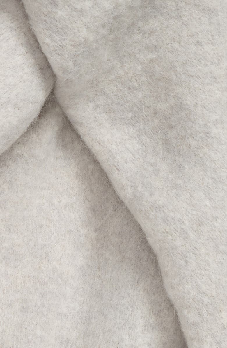 Isabel Marant Firna Fringe Alpaca Blend Scarf, Alternate, color, 