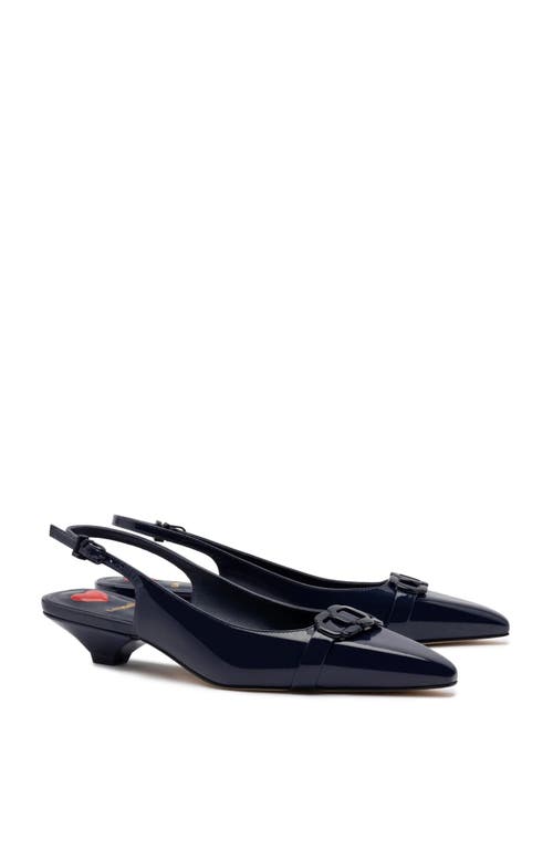 Larroude Larroudé Franca Pump In Navy