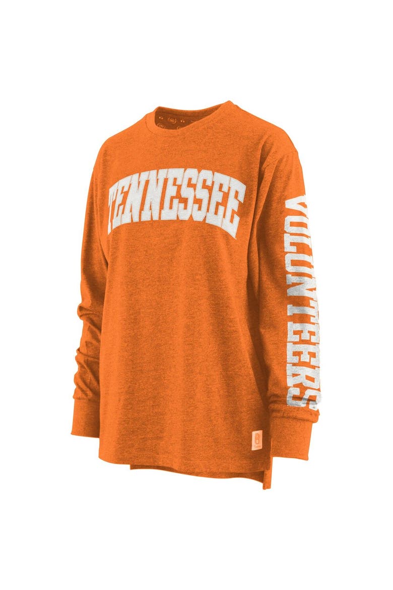 Women's Pressbox Tennessee Orange Tennessee Volunteers Plus Size Two-Hit Canyon Long Sleeve T-Shirt, Alternate, color, Tennessee Orange
