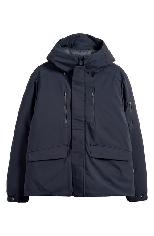 Save The Duck Hiram Water Repellent Hooded Coat in Black 