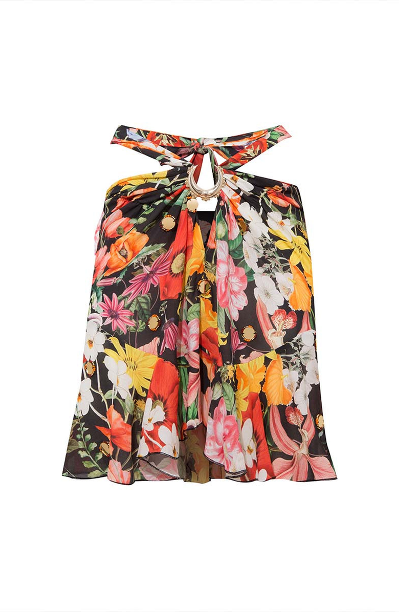 Luna B DIVINE PAREO, Alternate, color, Black Floral