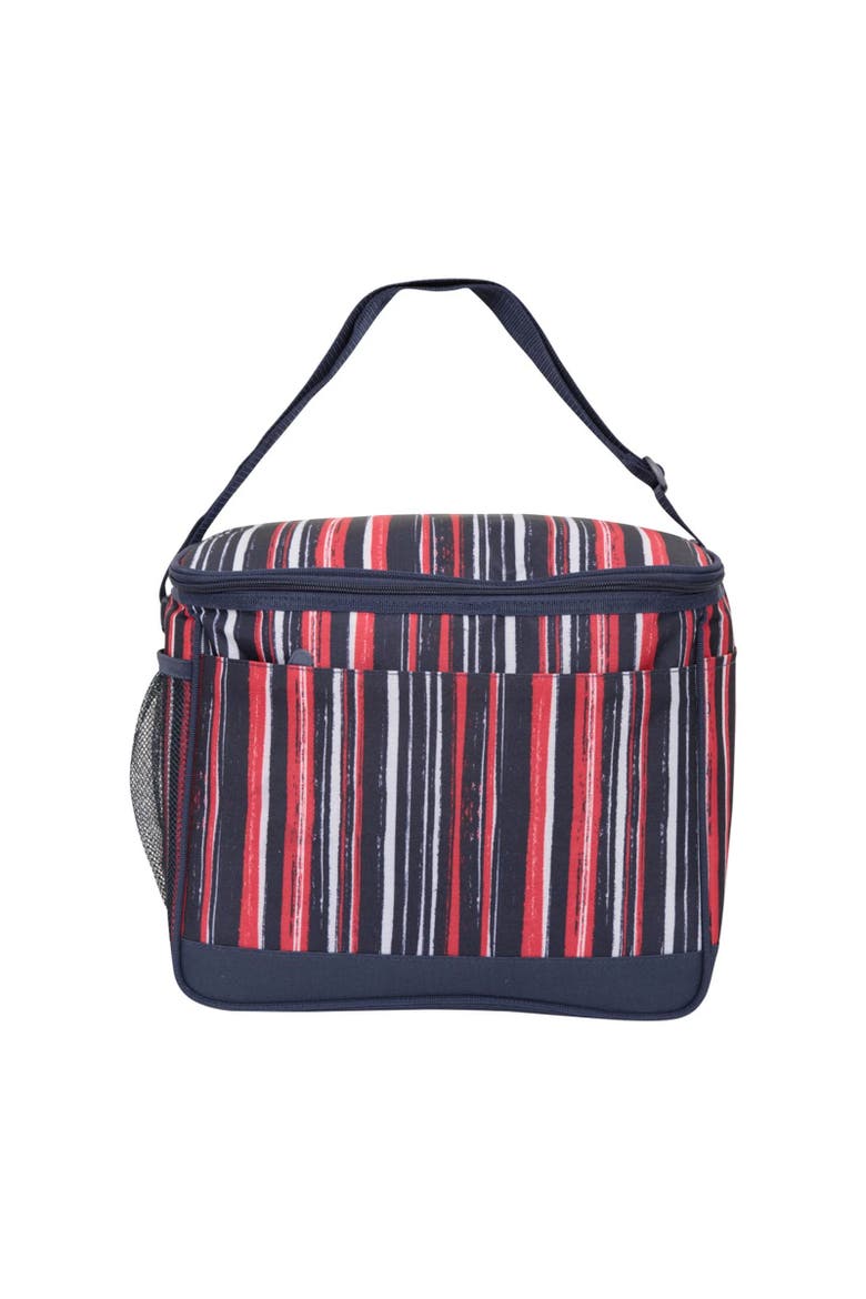 6.6gal Striped Cooler Bag, Main, color, Dark Blue