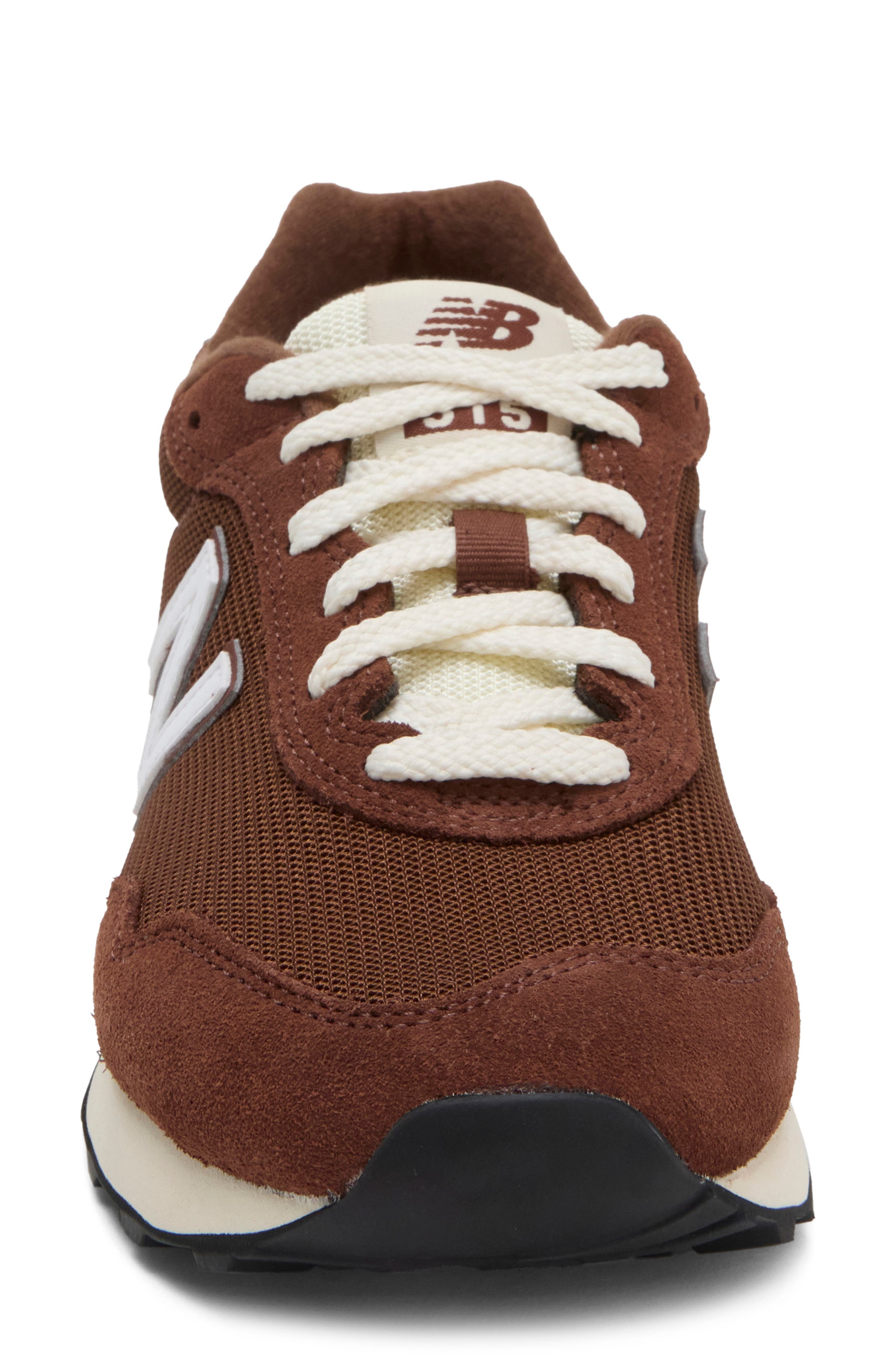 515 Sneaker, Alternate, color, RICH OAK/ NB 103 WHITE