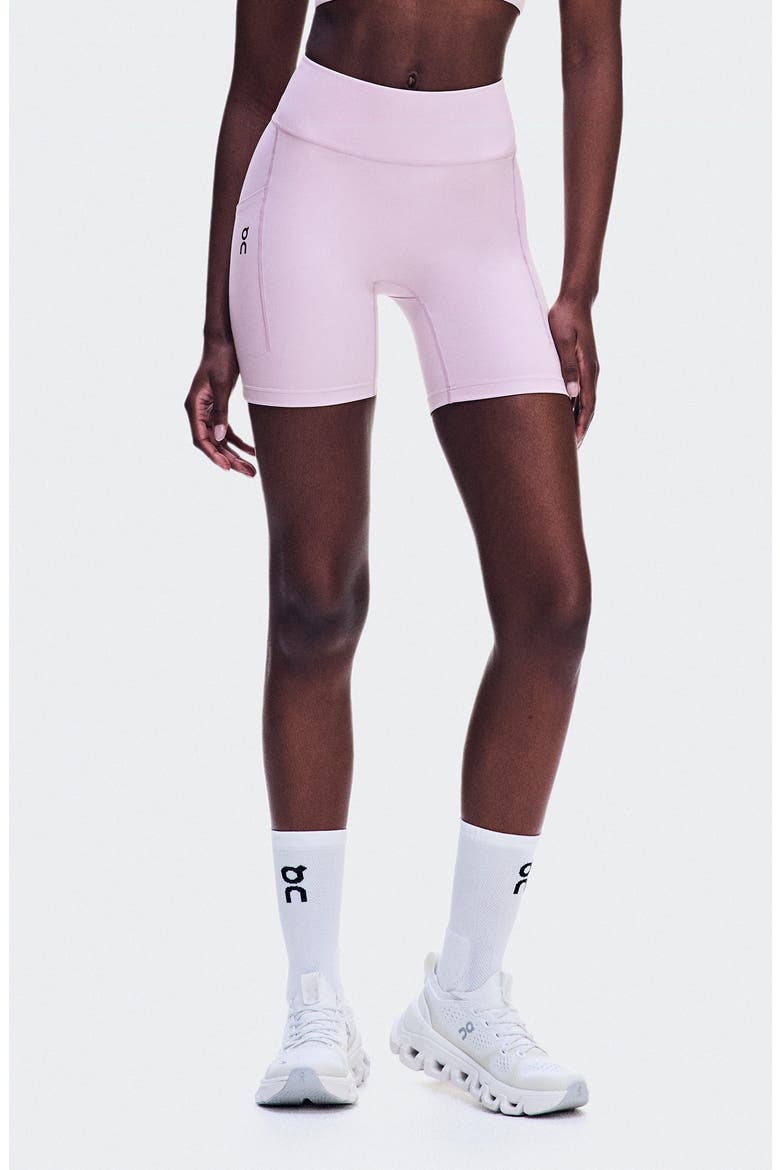 Performance Bike Shorts with Pockets, Main, color, FOXGLOVE