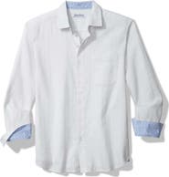 Tommy Bahama Barbados Breeze Playa Plaid Linen Blend Button-Up Shirt