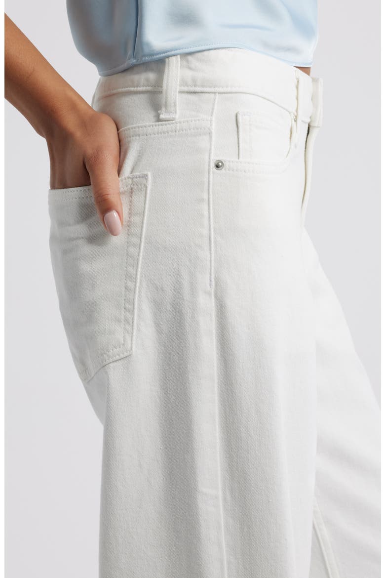 Low Rise Baggy Wide Leg Jeans, Alternate, color, WHITE