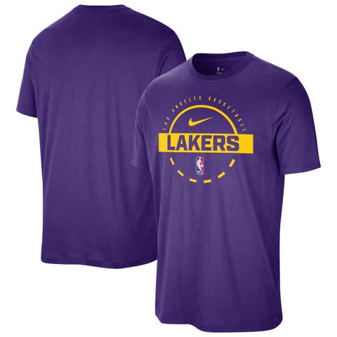 Men's Nike  Purple Los Angeles Lakers Authentic Practice T-Shirt