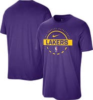 Nike Men's Nike Purple Los Angeles Lakers Authentic Practice T-Shirt