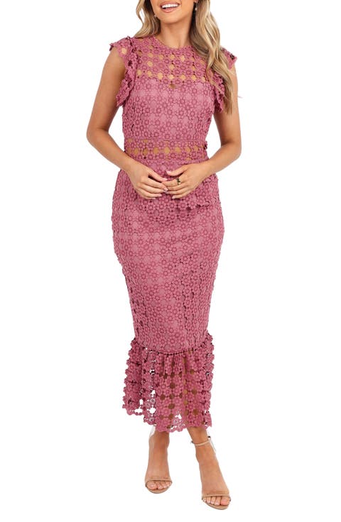 Lauren Lace Overlay Dress