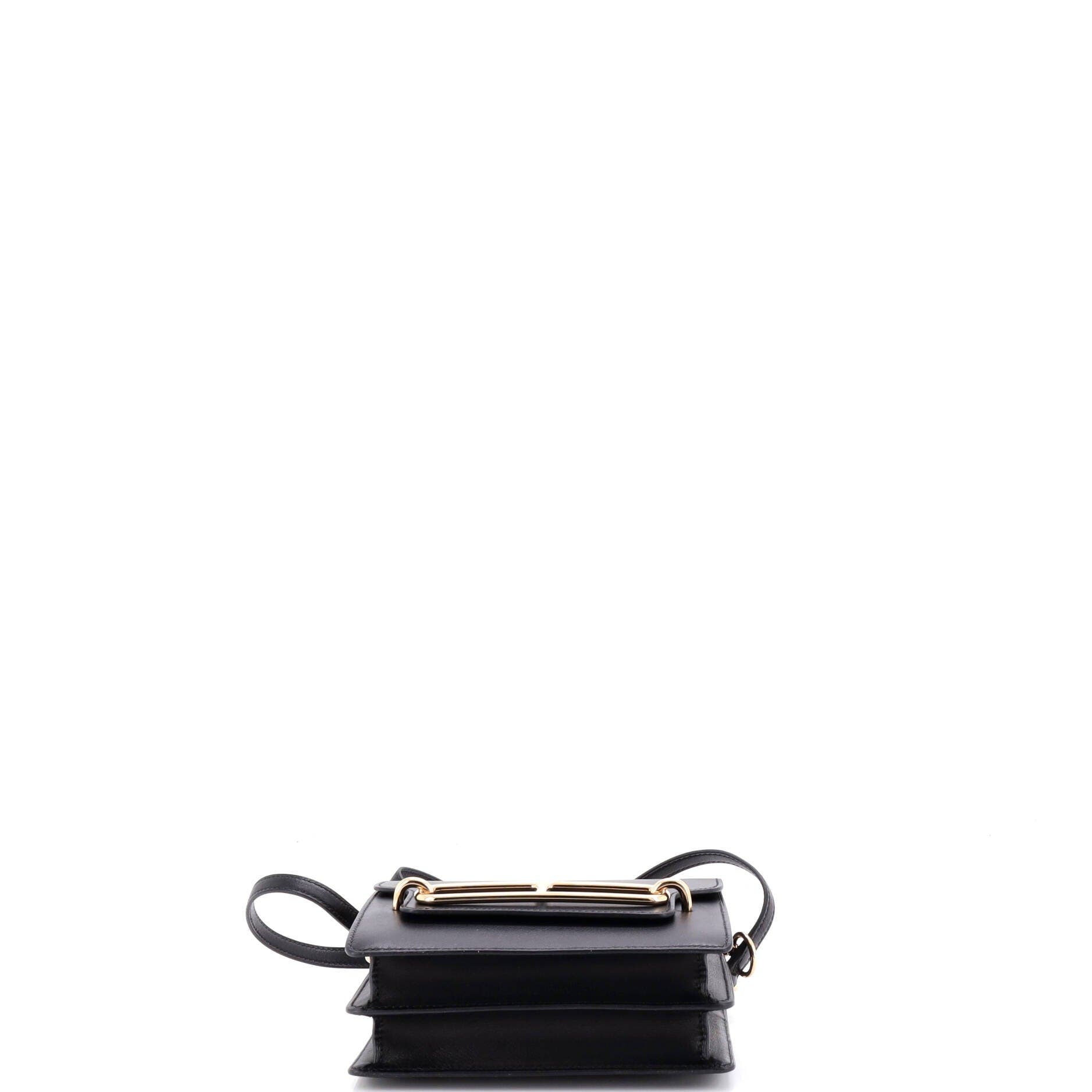 Pre-Owned Hermes Roulis Bag Swift 18, Alternate, color, Noir