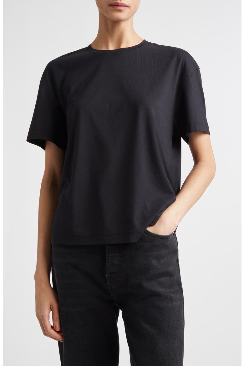 Classic Crewneck T-Shirt, Main, color, BLACK