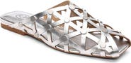 Ash Bone Studded Cutout Slide Sandal