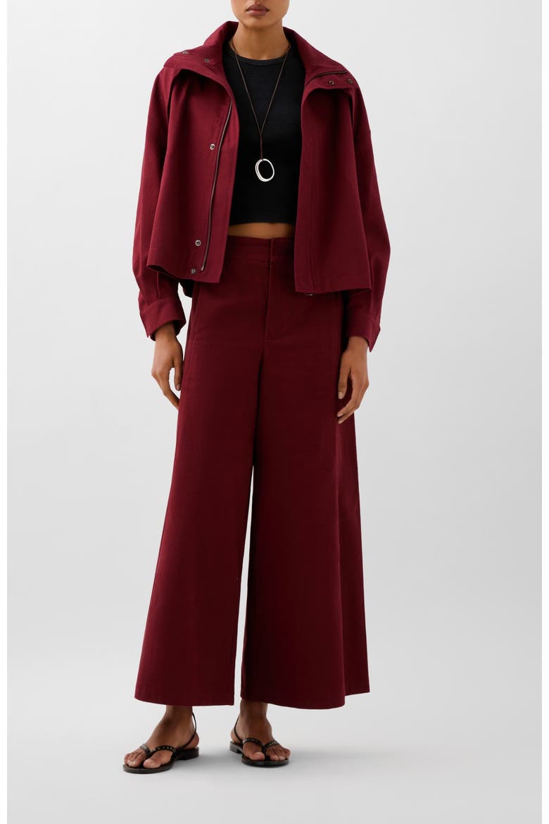 Choussy Summer  Pant, Alternate, color, Burgundy