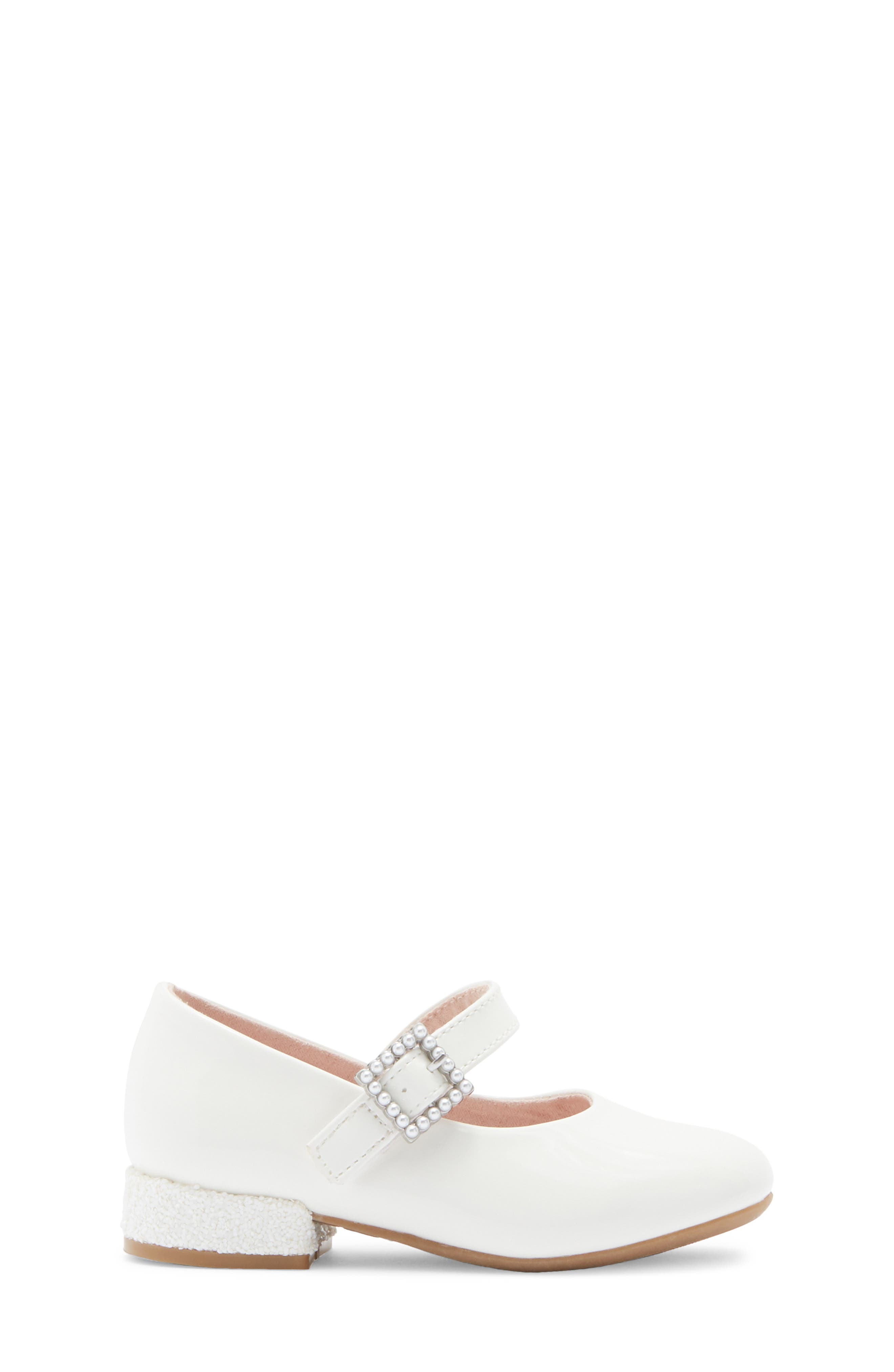 NORDSTROM RACK Kids' Leah Dress Shoe, Alternate, color, White