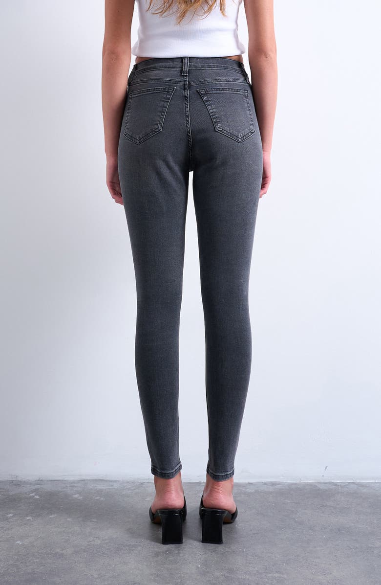 Topshop Jamie High Waist Skinny Jeans, Alternate, color,