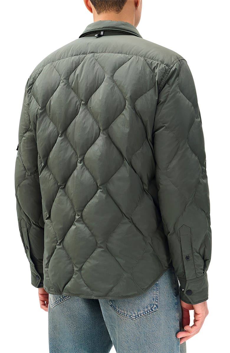 rag & bone Dane Padded Shirt Jacket, Alternate, color, Dark Shadow